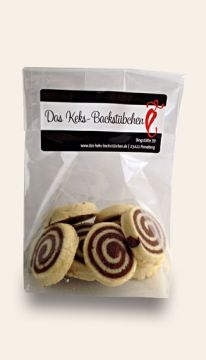 Schwarz-Weiss-Gebäck, 100g