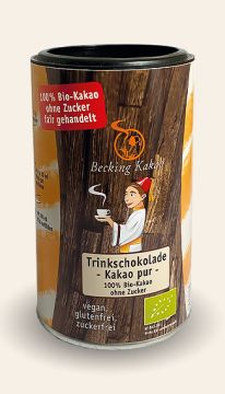 Trinkschokolade - Kakao pur - 100% Bio-Kakao, 200g