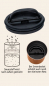 Preview: Airscape Dose, schwarz, für 250g Kaffee