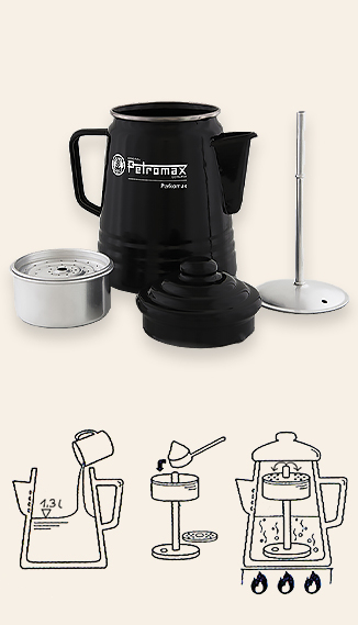 Petromax - Kaffeebereiter Perkomax 1,3L